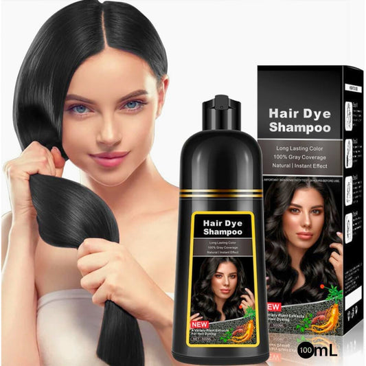EELHOE Champú Cubre Canas Negro 3 en 1